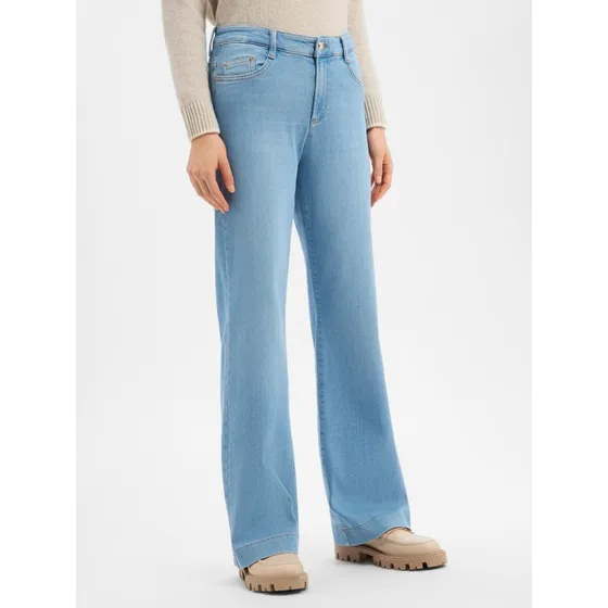 Brax Dżinsy Maine Wide Leg Niebieskie