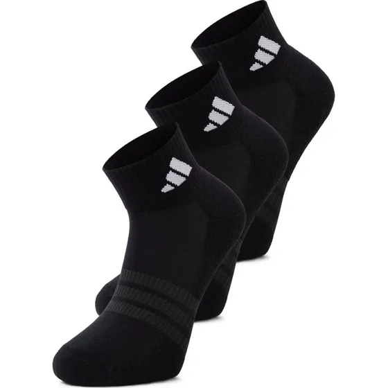 adidas Performance skarpety za kostkę w 3-paku, czarne, L