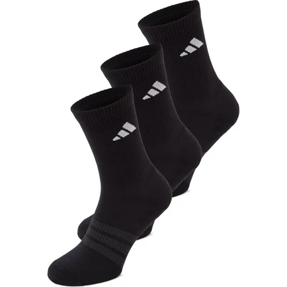 adidas Skarpety Cushioned Sportswear Crew, 3 pary, czarne, L
