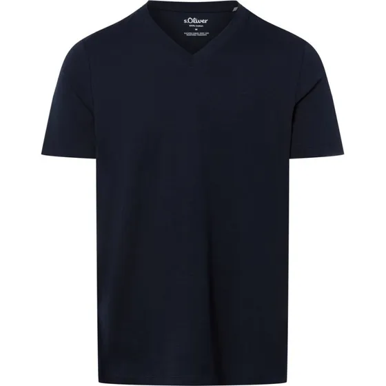 s.Oliver Koszulka Damska z V-Neck, Niebieska, L