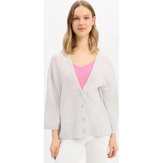 American Vintage Sweter Damsville z wełną, szary