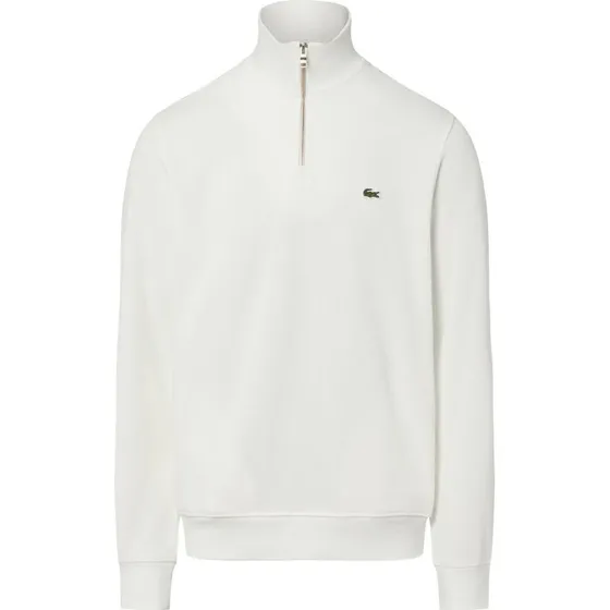 Lacoste Bluza Dresowa Typu Troyer Biała