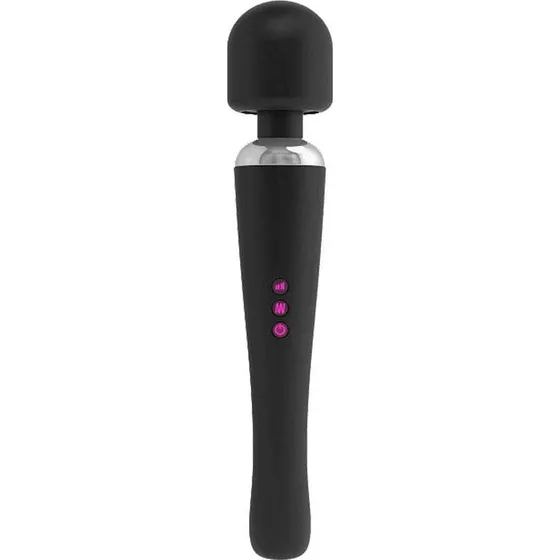 Marc Dorcel Megawand masażer z silikonową wibrującą główką Black