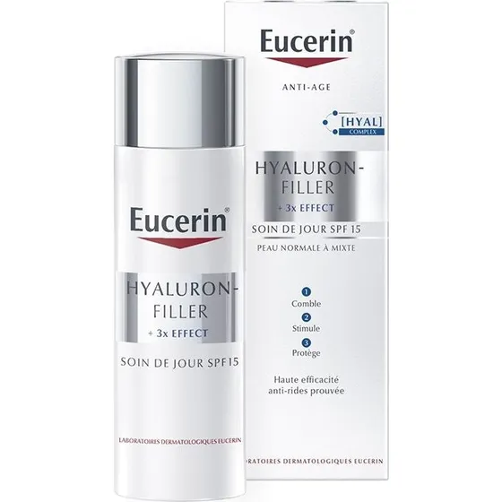 Eucerin Hyaluron-Filler + 3x Effect Krem na dzień SPF15 50ml
