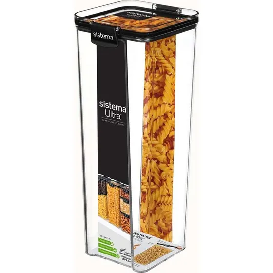 Sistema Ultra Tritan Kwadratowy 1,9L Czarny