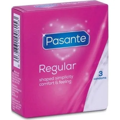 Pasante Regular prezerwatywy anatomiczne lubrykowane 3 szt.