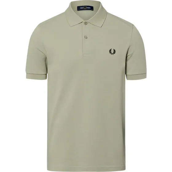 Fred Perry Koszulka Polo z Pikowanym Wzorem Regular Fit - Zielona