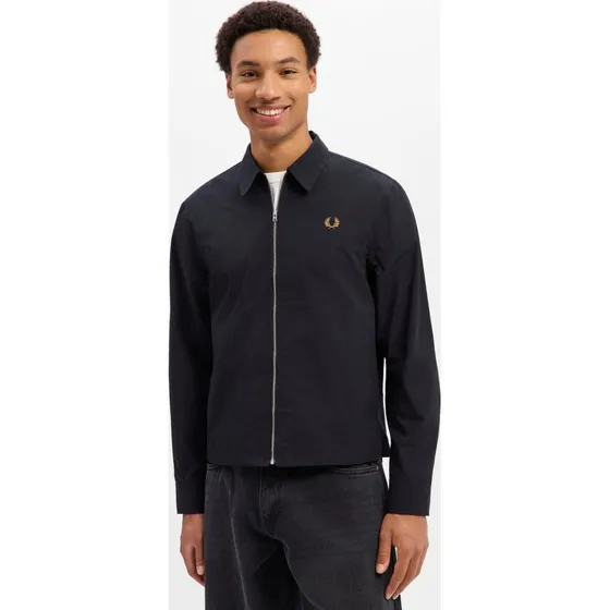 Fred Perry Kurtka Męska Bawełniana Czarna, M