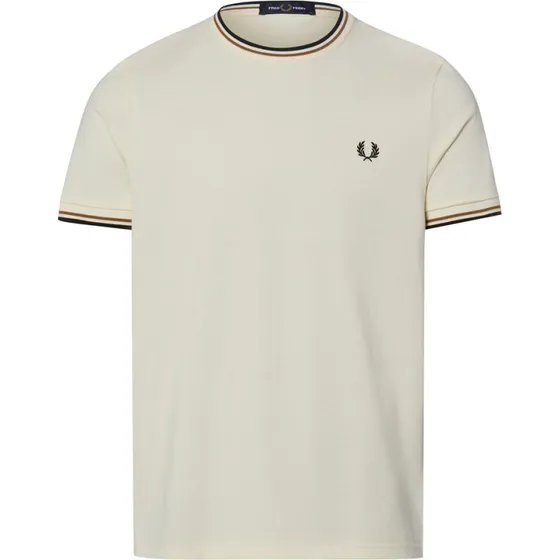 Fred Perry T-shirt męski z bawełny - biały