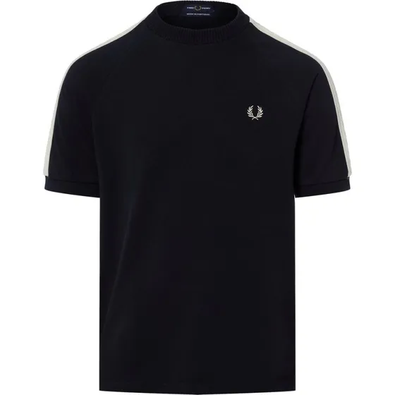 Fred Perry Koszulka z Galonowymi Paskami - Niebieska