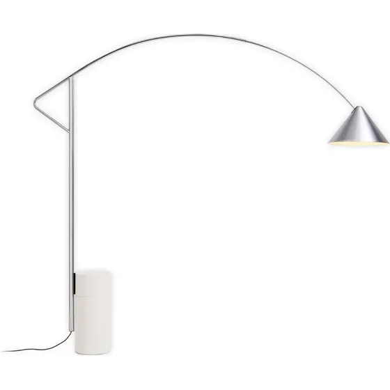 HAY Lampa podłogowa Compass, aluminium, 217 cm, E27