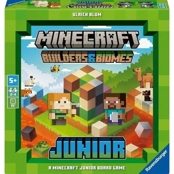 Ravensburger Minecraft Builders & Biomes Jr gra kooperacyjna