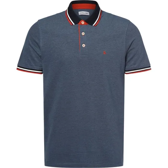 Jack & Jones Koszulka Polo JJEPAULOS Niebieska, M
