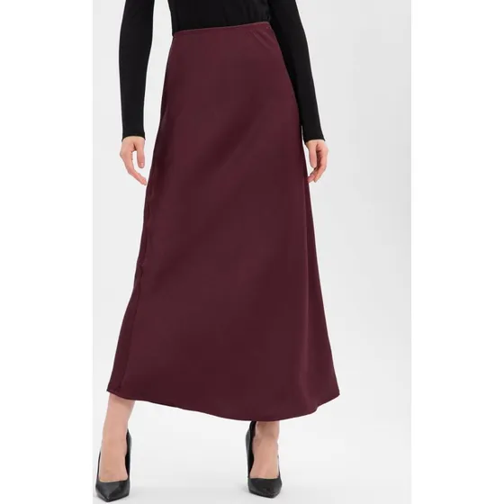 Neo Noir satynowa spódnica maxi Vicky lila, 36