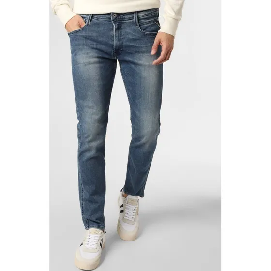 Replay Jeansy Anbass Slim Fit - Niebieskie