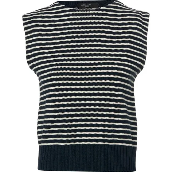Weekend Max Mara Sweter Bawełniany w Paski, Rozmiar L