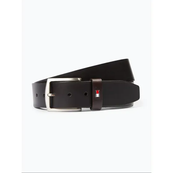 Tommy Hilfiger Pasek Skórzany New Denton 4.0 Brązowy