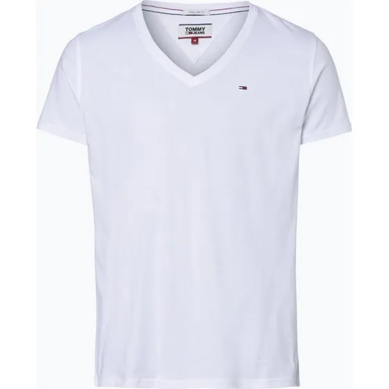 Tommy Jeans T-shirt TJM Original Jersey V-Neck - Biały, M