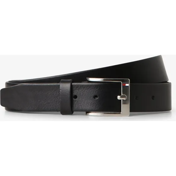 Tommy Hilfiger Pasek Skórzany New Aly Czarny 85