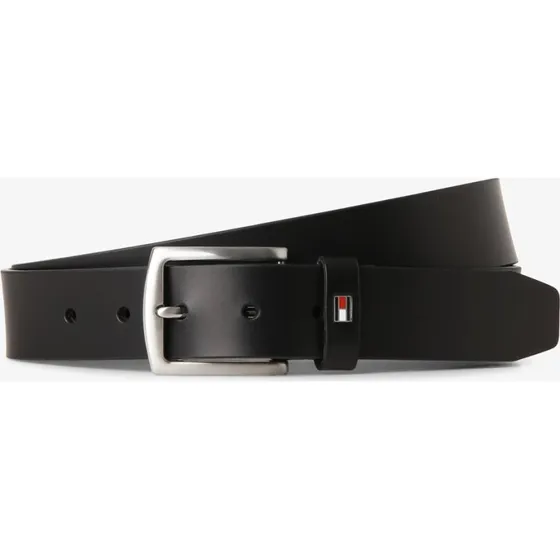 Tommy Hilfiger Pasek Skórzany New Denton Czarny
