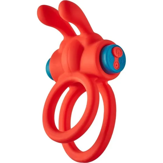 Dream Toys Love Signal Thrill Ring – wibrujący pierścień na penisa Red