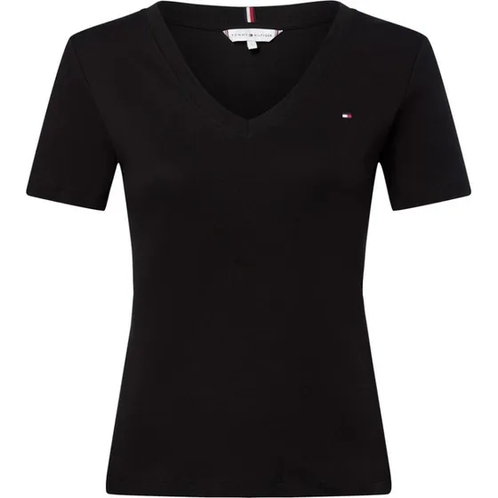Tommy Hilfiger Koszulka Damska Bawełniana Czarna, M
