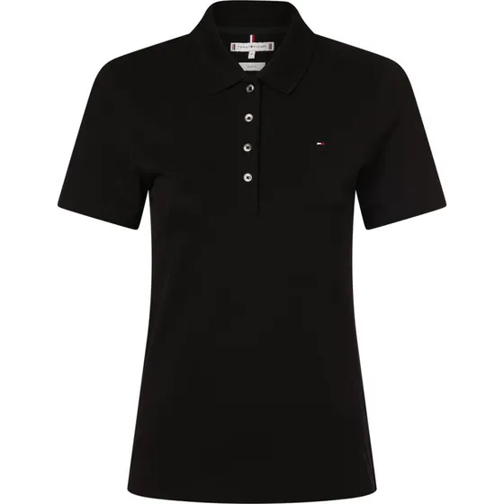 Tommy Hilfiger Koszulka Polo Slim Fit Czarna