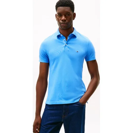 Tommy Hilfiger Koszulka Polo Slim Fit Niebieska