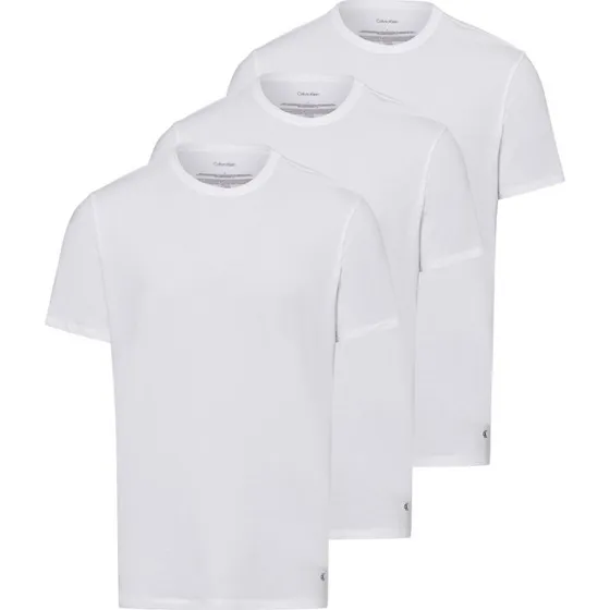 Calvin Klein T-shirt w 3-paku Mężczyźni, biały, S