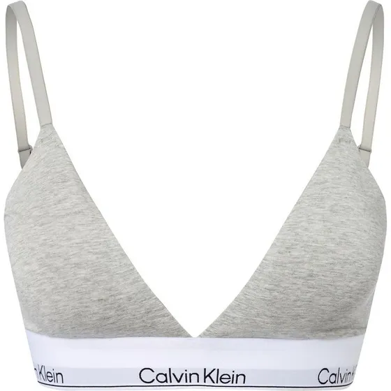 Calvin Klein Biustonosz Trójkątny Icon Cotton Modal Szary