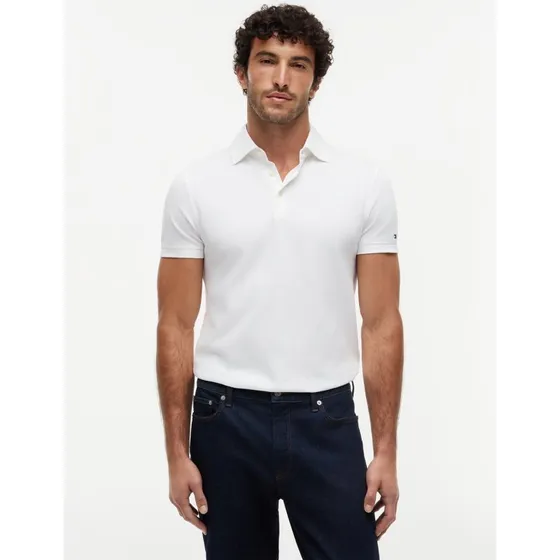 Tommy Hilfiger Koszulka Polo Piqué Biała