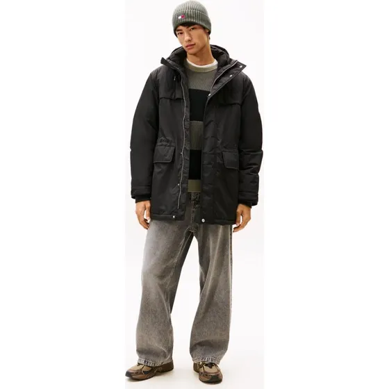 Tommy Jeans Parka Męska Czarna