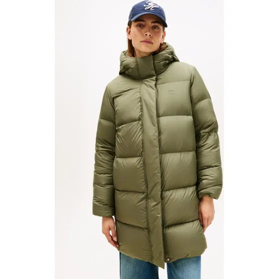 Tommy Hilfiger Płaszcz Puchowy Gruen, Zielony, L