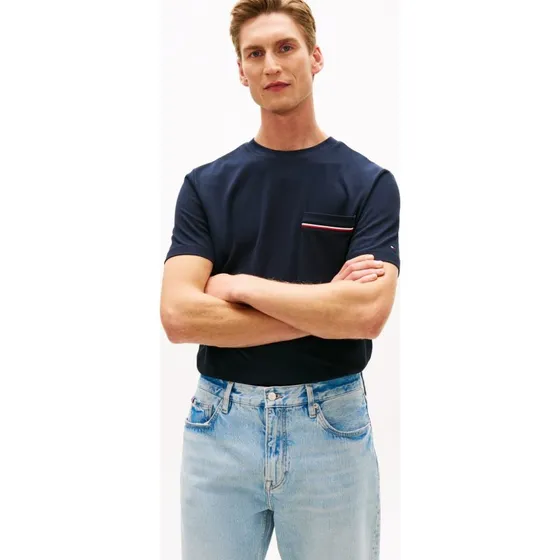 Tommy Hilfiger Koszulka Polo Mężczyzna Niebieska, S