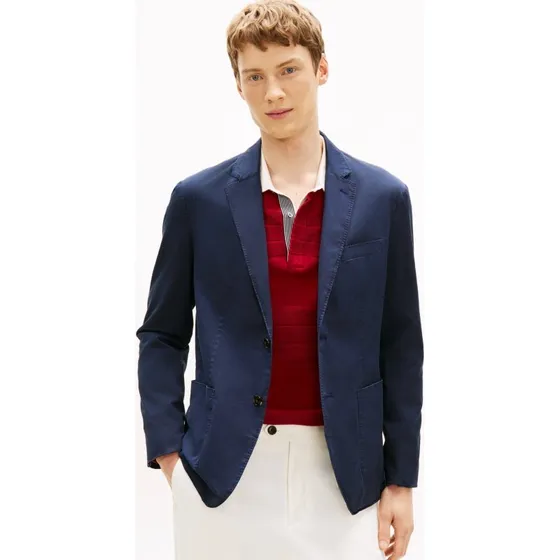 Tommy Hilfiger Marynarka Slim Fit Niebieska