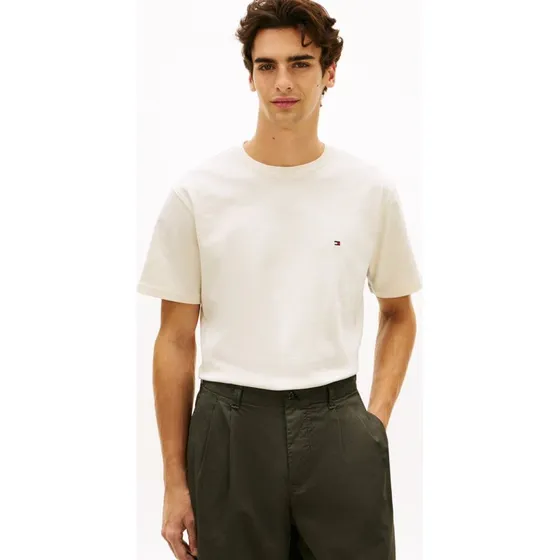 Tommy Hilfiger Koszulka Męska Biała Relaxed Fit