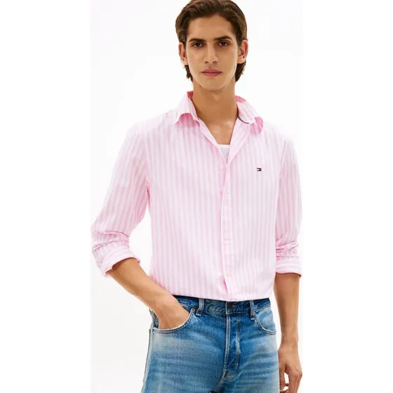 Tommy Hilfiger Koszula Flex Poplin Classic STP RF – Różowa, M