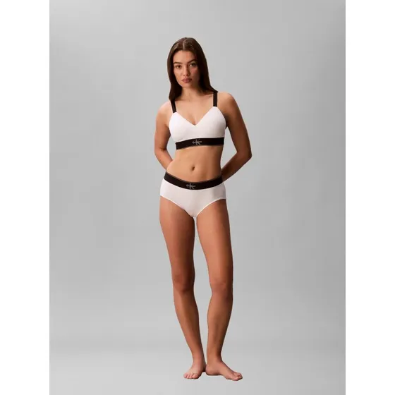 Calvin Klein Biustonosz Bustier Graphic Monogram biały