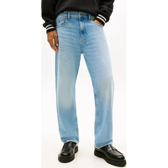 Tommy Jeans Dżinsy Otis Regular Straight Fit - Niebieskie