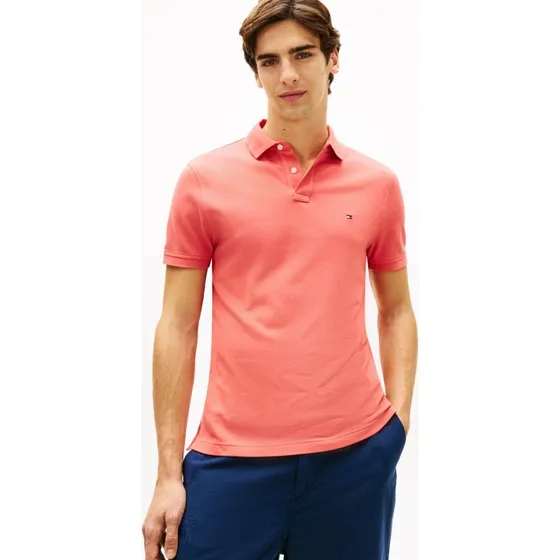Tommy Hilfiger Koszulka Polo Regular Fit Czerwona