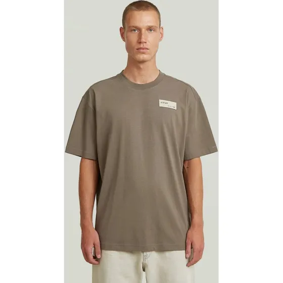 G-Star Koszulka męska gruen relaxed fit