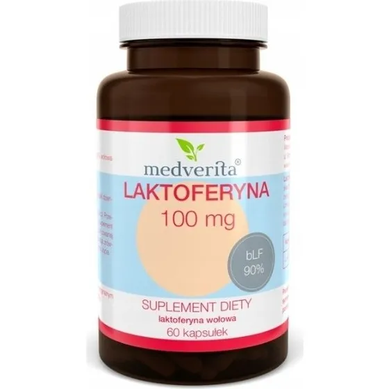 Medverita Laktoferyna 100 mg 60 kapsułek