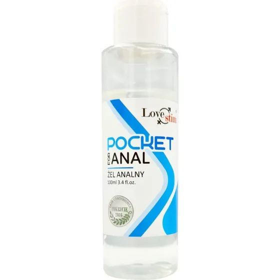 Love Stim Pocket For Anal żel na bazie wody 100ml