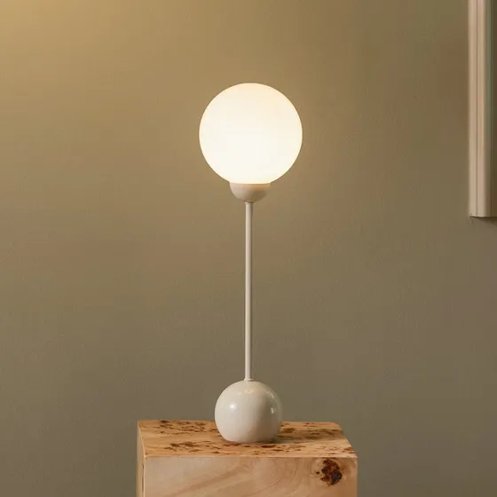 Globen Lighting Lampa stołowa Ripley beżowa, 52 cm