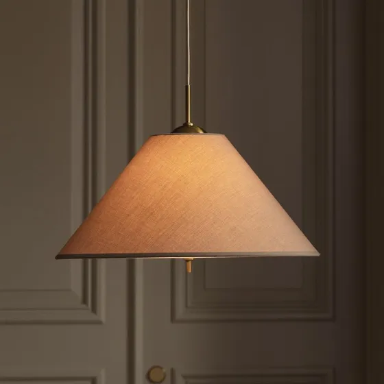 Globen Lighting żyrandol IRIS 50 mokka, Ø 50 cm