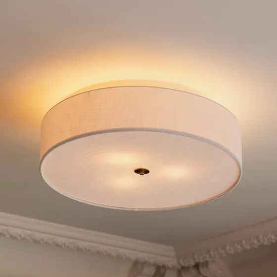 Globen Lighting Noah – lampa sufitowa, 65 cm, biała