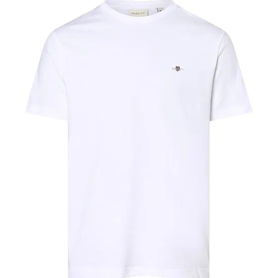 Gant T-shirt męski biały, bawełna, XXL