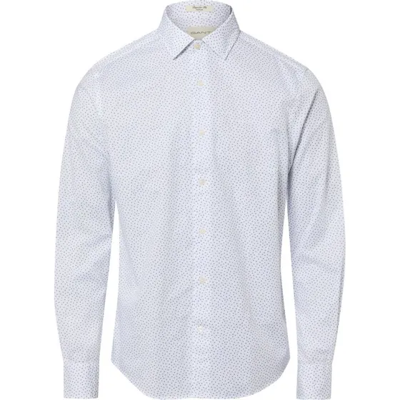 Gant Koszula Regular Fit w delikatny kwiatowy wzór, biała