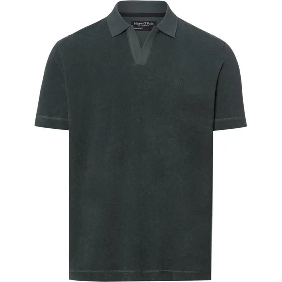 Marc O'Polo Koszulka Polo Mężczyzny z Bawełny Frotte, Szara, XL