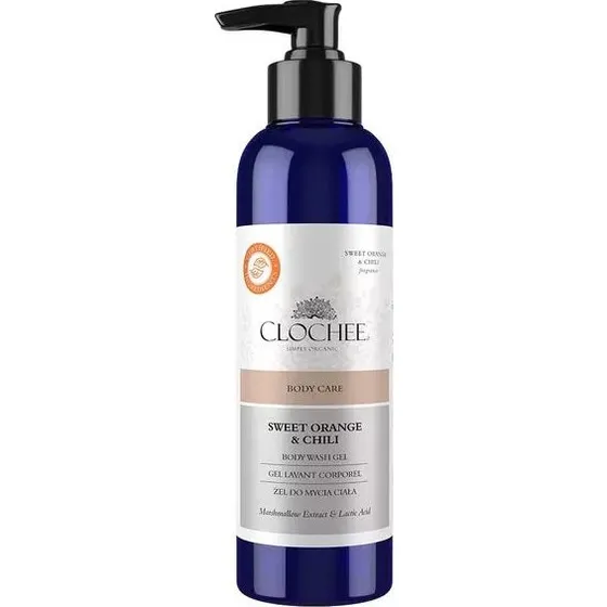 Clochee Simply Organic żel do mycia ciała Sweet Orange & Chili 250ml